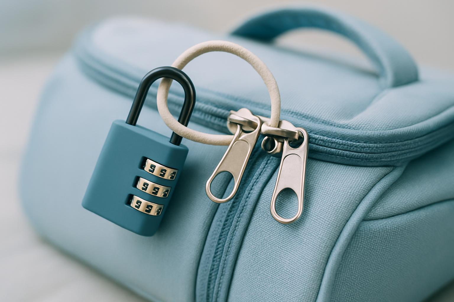 Cabin bag with mini lock